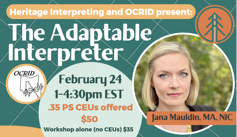 You are currently viewing The Adaptable Interpreter Workshop